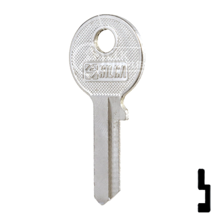 Uncut  Key Blank | Dirak Fire Panel | EMK1-SI Residential-Commercial Key Ilco