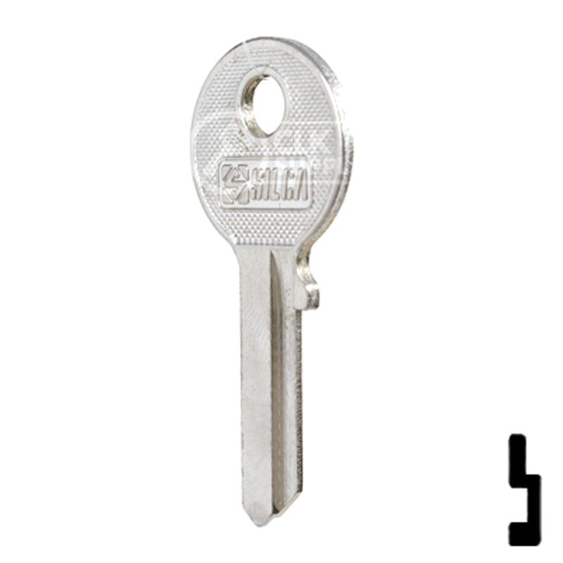 Uncut  Key Blank | Dirak Fire Panel | EMK1-SI Residential-Commercial Key Ilco