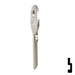 Uncut  Key Blank | Dirak Fire Panel | EMK1-SI Residential-Commercial Key Ilco