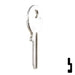 Uncut  Key Blank | Dirak Fire Panel | EMK1-SI Residential-Commercial Key Ilco