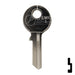 Uncut  Key Blank | Dirak Fire Panel | EMK1-SI Residential-Commercial Key Ilco