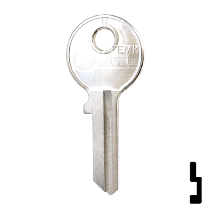 Uncut  Key Blank | Dirak Fire Panel | EMK1-SI Residential-Commercial Key Ilco
