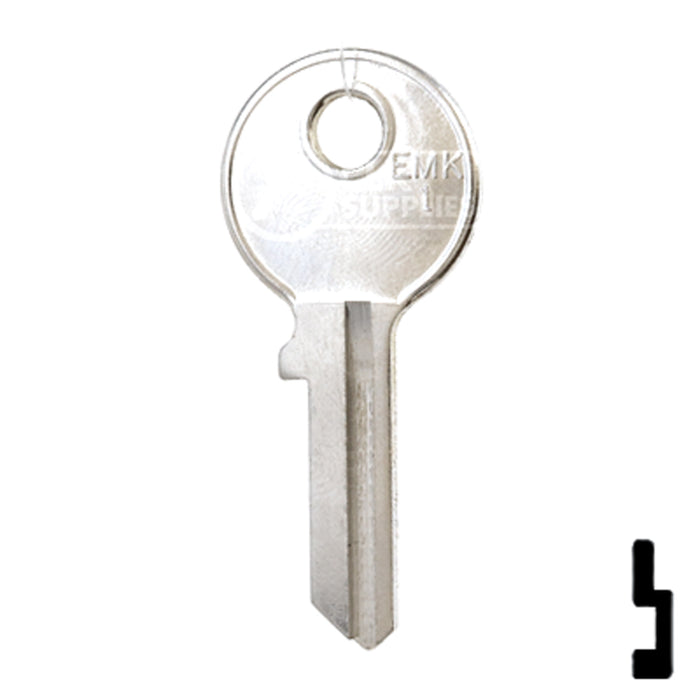 Uncut  Key Blank | Dirak Fire Panel | EMK1-SI Residential-Commercial Key Ilco