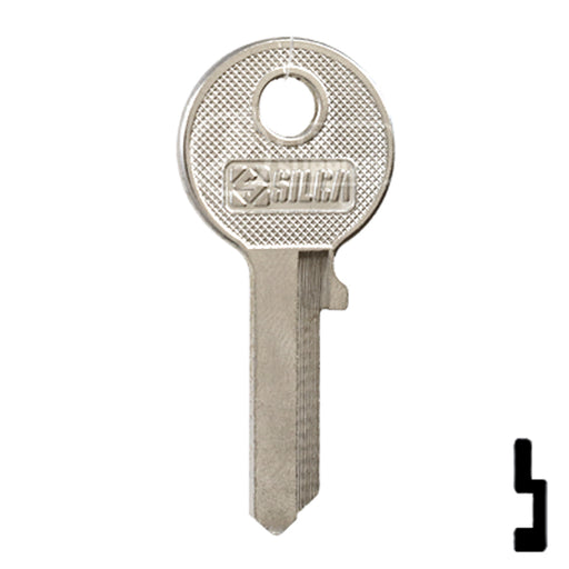 Uncut  Key Blank | Dirak Fire Panel | EMK1-SI Residential-Commercial Key Ilco