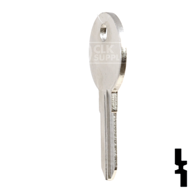 Uncut Key Blank | Dominion | L4RM Residential-Commercial Key Ilco