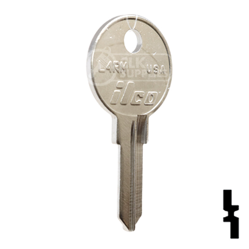 Uncut Key Blank | Dominion | L4RM Residential-Commercial Key Ilco