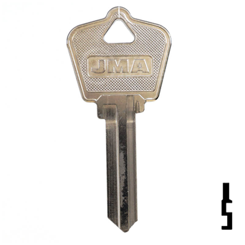 Uncut Key Blank | Dominion Lock | DO6 Residential-Commercial Key Ilco