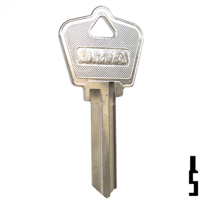 Uncut Key Blank | Dominion Lock | DO6 Residential-Commercial Key Ilco