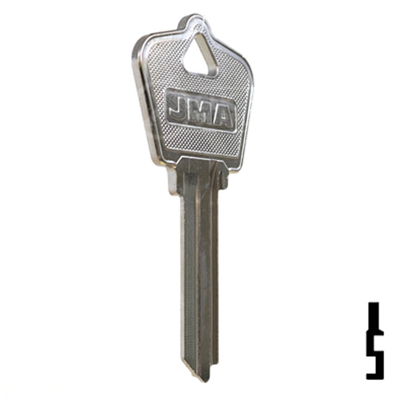Uncut Key Blank | Dominion Lock | DO6 Residential-Commercial Key Ilco