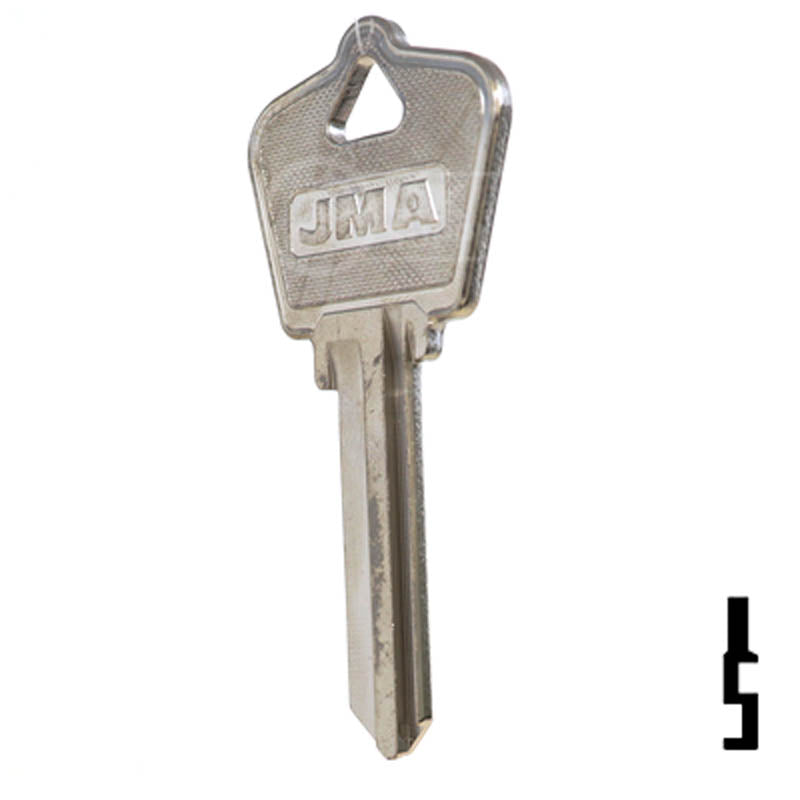 Uncut Key Blank | Dominion Lock | DO6 Residential-Commercial Key Ilco