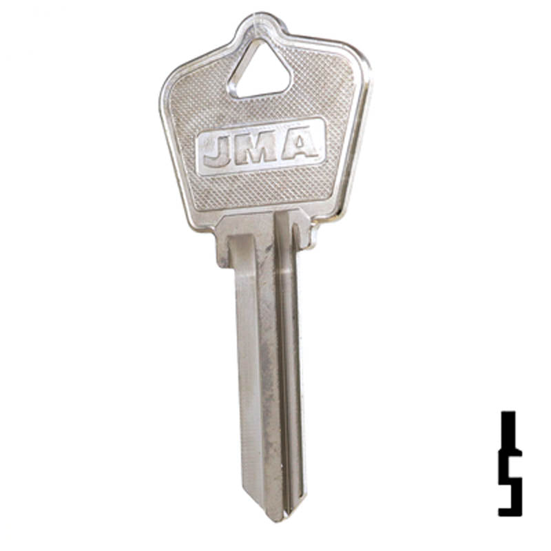 Uncut Key Blank | Dominion Lock | DO6 Residential-Commercial Key Ilco