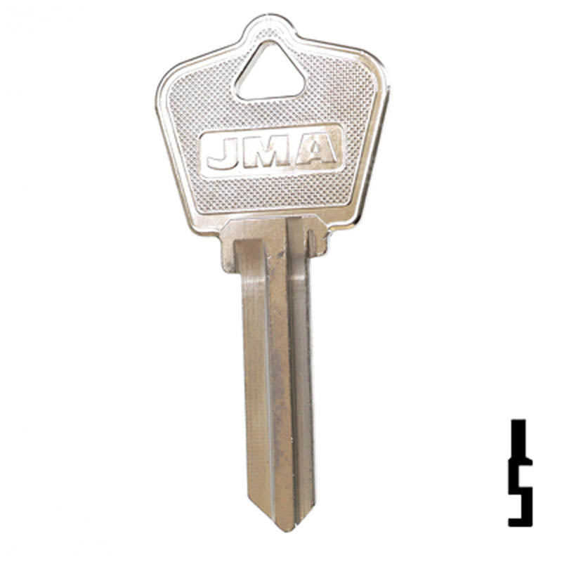 Uncut Key Blank | Dominion Lock | DO6 Residential-Commercial Key Ilco