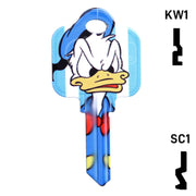 Uncut Key Blank Donald Duck Schlage House Key HOW-SC1-D84 Residential-Commercial Key Howard Keys