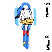 Uncut Key Blank Donald Duck Schlage House Key HOW-SC1-D84 Residential-Commercial Key Howard Keys