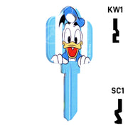 Uncut Key Blank Donald Duck Schlage House Key HOW-SC1-D84 Residential-Commercial Key Howard Keys