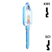 Uncut Key Blank Donald Duck Schlage House Key HOW-SC1-D84 Residential-Commercial Key Howard Keys