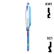 Uncut Key Blank Donald Duck Schlage House Key HOW-SC1-D84 Residential-Commercial Key Howard Keys