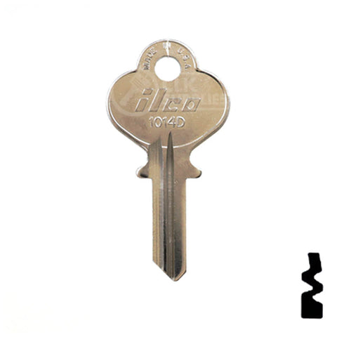 Uncut Key Blank | Eagle | 1014D Residential-Commercial Key Ilco