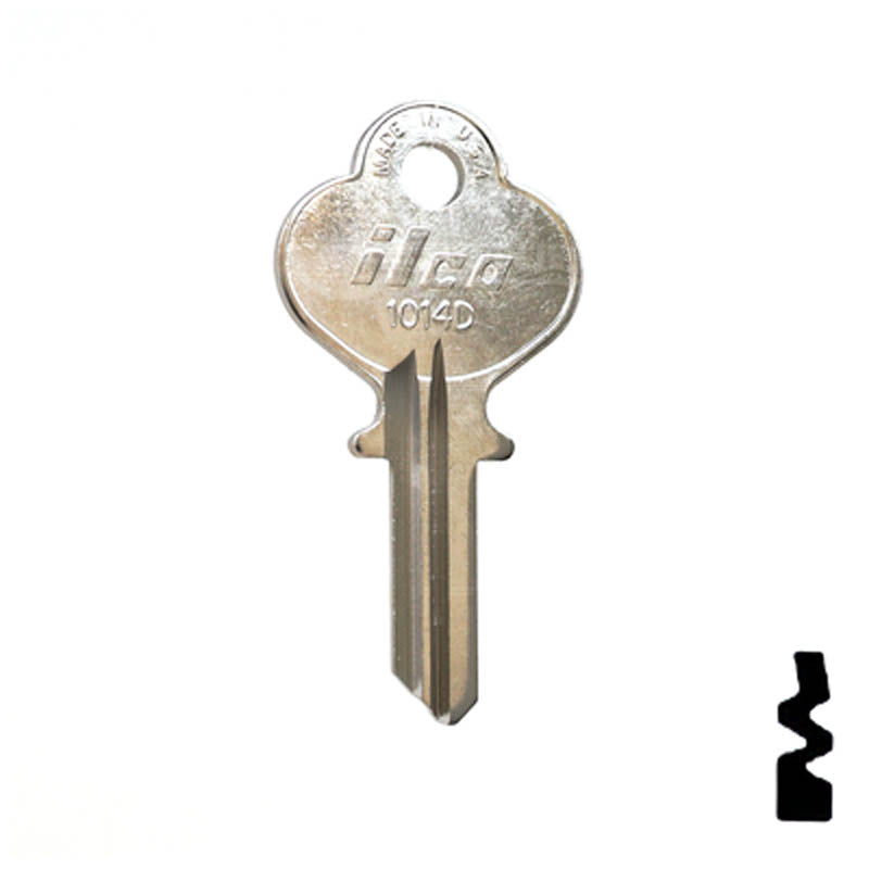 Uncut Key Blank | Eagle | 1014D Residential-Commercial Key Ilco