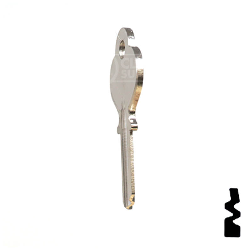 Uncut Key Blank | Eagle | 1014D Residential-Commercial Key Ilco