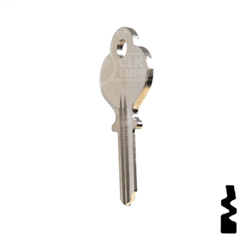 Uncut Key Blank | Eagle | 1014D Residential-Commercial Key Ilco