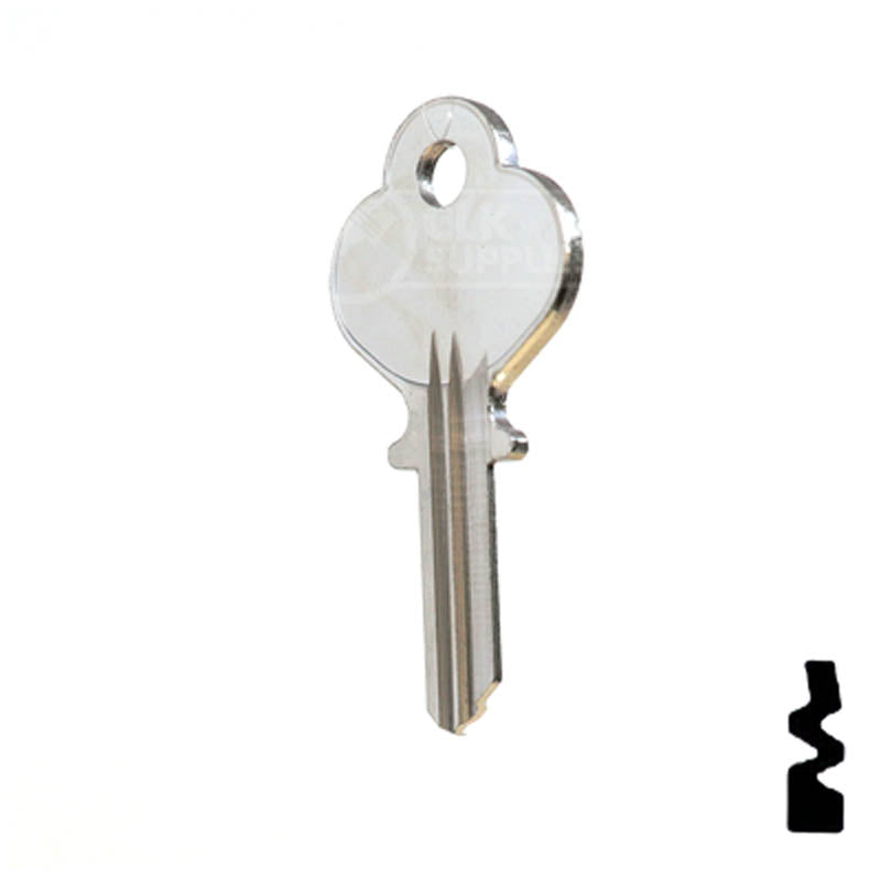 Uncut Key Blank | Eagle | 1014D Residential-Commercial Key Ilco