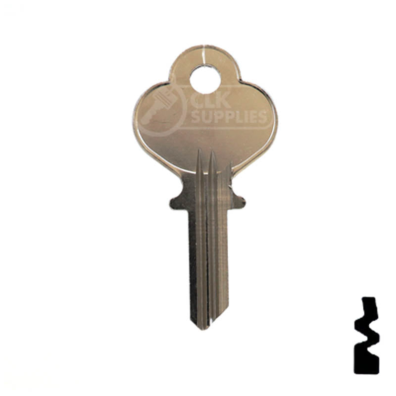 Uncut Key Blank | Eagle | 1014D Residential-Commercial Key Ilco