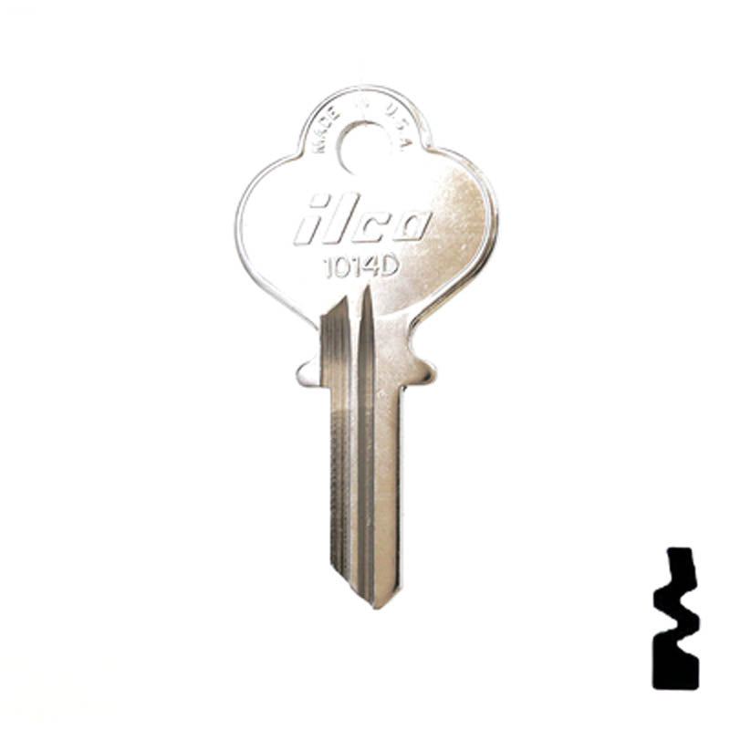 Uncut Key Blank | Eagle | 1014D Residential-Commercial Key Ilco