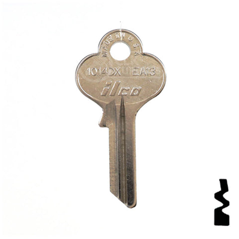 Uncut Key Blank | Eagle | 1014DX Residential-Commercial Key Ilco