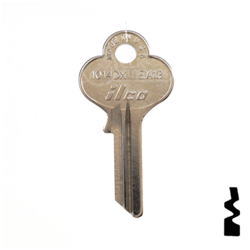 Uncut Key Blank | Eagle | 1014DX Residential-Commercial Key Ilco