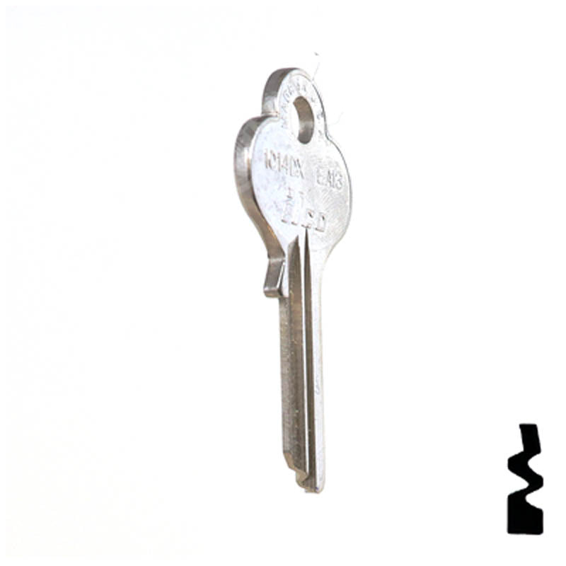 Uncut Key Blank | Eagle | 1014DX Residential-Commercial Key Ilco