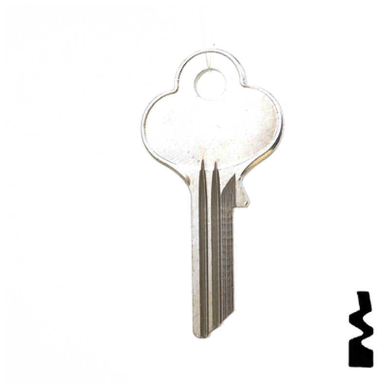 Uncut Key Blank | Eagle | 1014DX Residential-Commercial Key Ilco