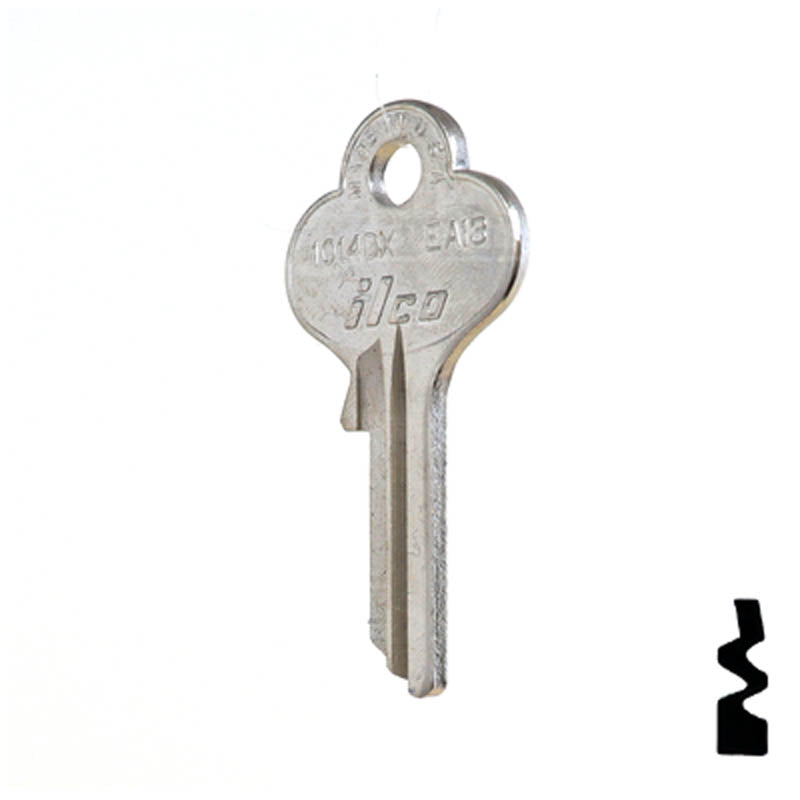 Uncut Key Blank | Eagle | 1014DX Residential-Commercial Key Ilco