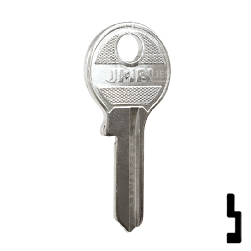 Uncut Key Blank | Emka Dirak | EMK-1 Residential-Commercial Key JMA USA