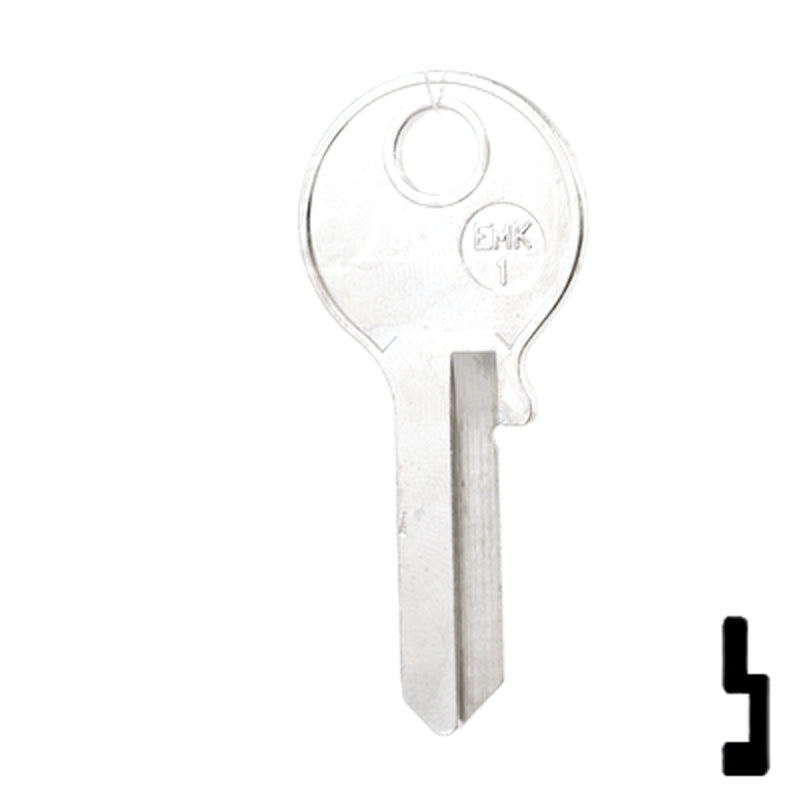 Uncut Key Blank | Emka Dirak | EMK-1 Residential-Commercial Key JMA USA