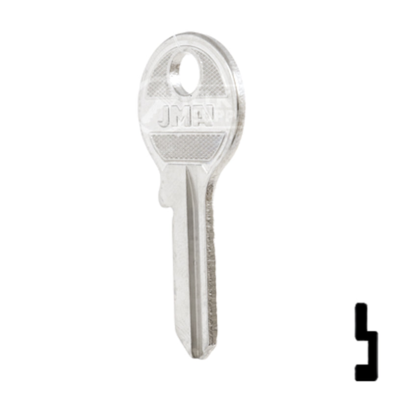 Uncut Key Blank | Emka Dirak | EMK-1 Residential-Commercial Key JMA USA