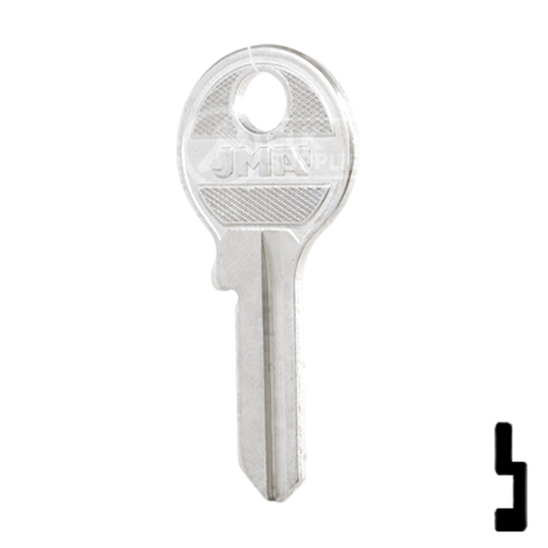 Uncut Key Blank | Emka Dirak | EMK-1 Residential-Commercial Key JMA USA