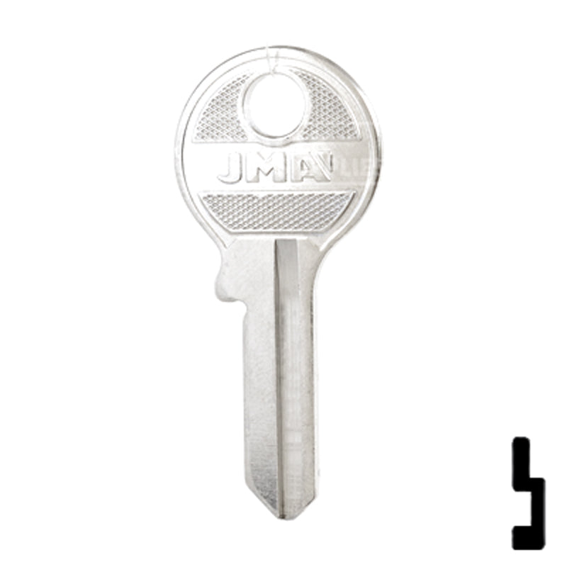 Uncut Key Blank | Emka Dirak | EMK-1 Residential-Commercial Key JMA USA