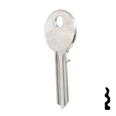 Uncut  Key Blank | Everbilt | 1688, EV1 Residential-Commercial Key Ilco