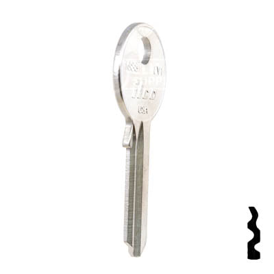 Uncut  Key Blank | Everbilt | 1688, EV1 Residential-Commercial Key Ilco