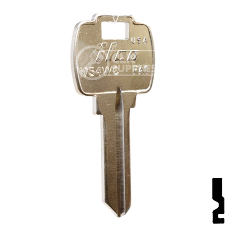 Uncut Key Blank | Falcon | 1054WC, FA1 Residential-Commercial Key Ilco