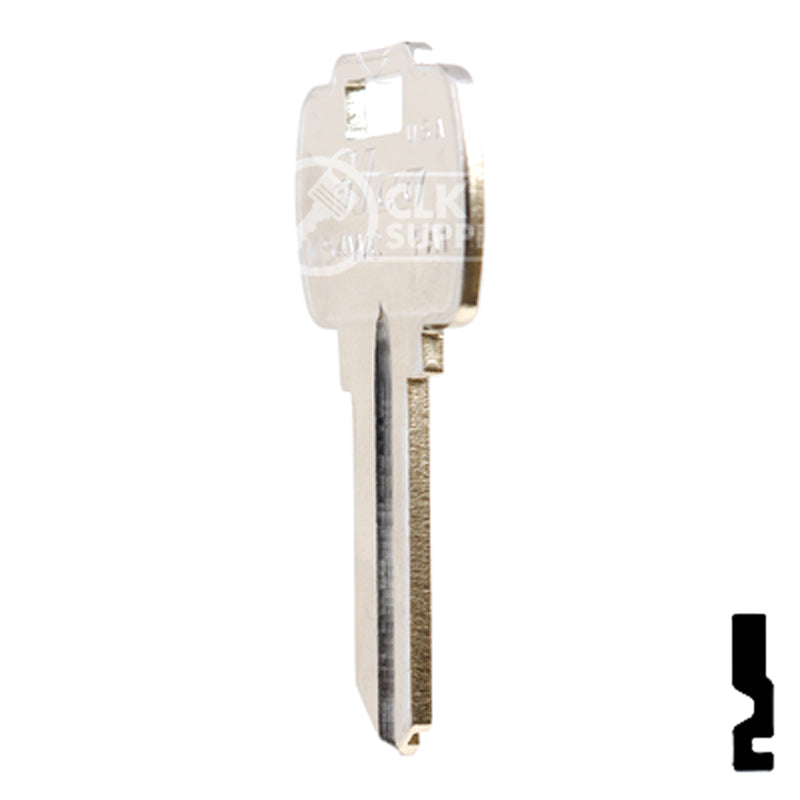 Uncut Key Blank | Falcon | 1054WC, FA1 Residential-Commercial Key Ilco