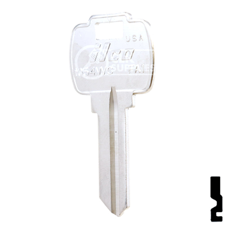Uncut Key Blank | Falcon | 1054WC, FA1 Residential-Commercial Key Ilco