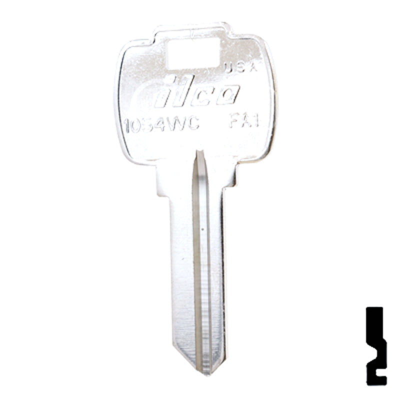 Uncut Key Blank | Falcon | 1054WC, FA1 Residential-Commercial Key Ilco