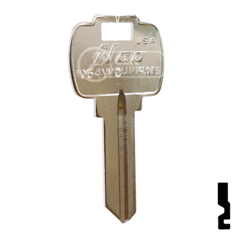 Uncut Key Blank | Falcon | 1054WC, FA1 Residential-Commercial Key Ilco