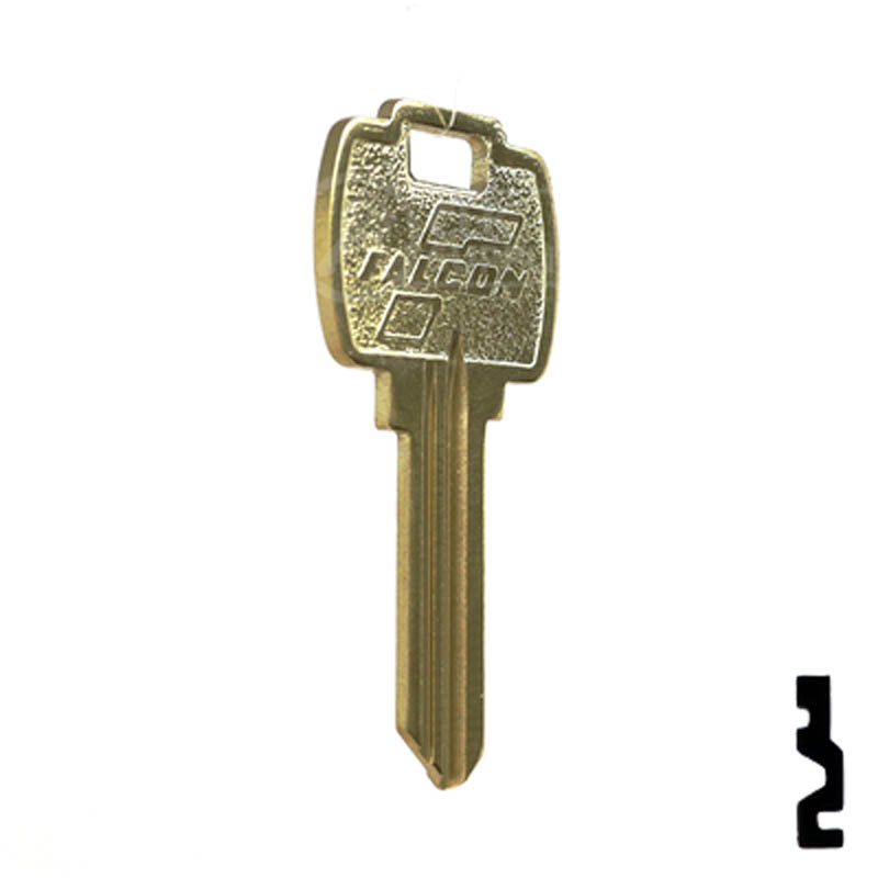 Uncut Key Blank | Falcon | 1054WD Residential-Commercial Key Ilco