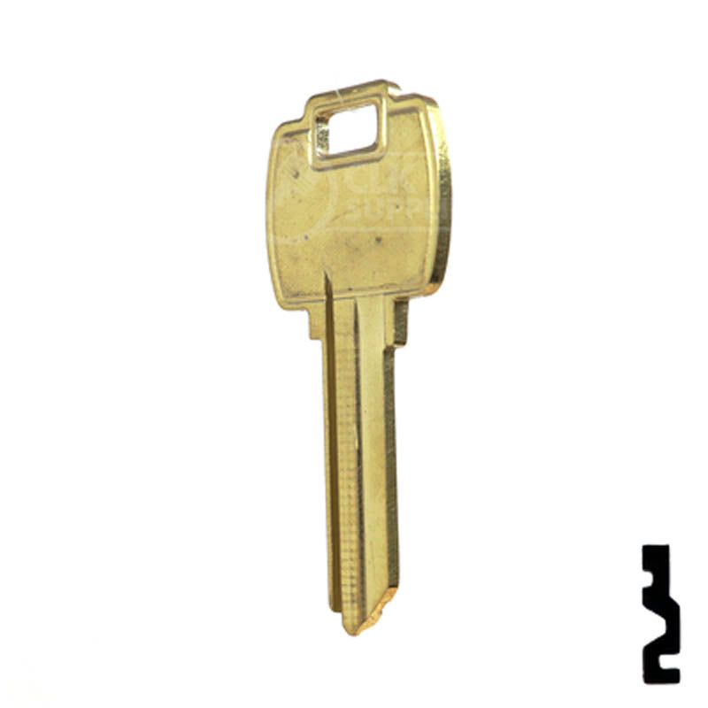 Uncut Key Blank | Falcon | 1054WD Residential-Commercial Key Ilco