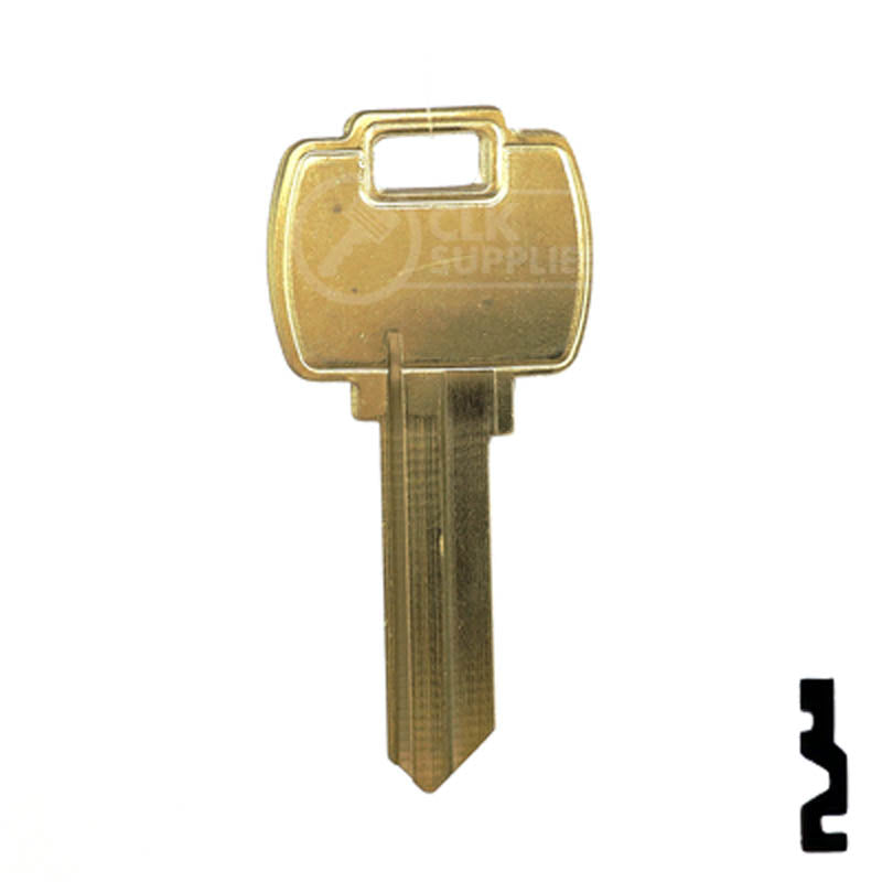 Uncut Key Blank | Falcon | 1054WD Residential-Commercial Key Ilco