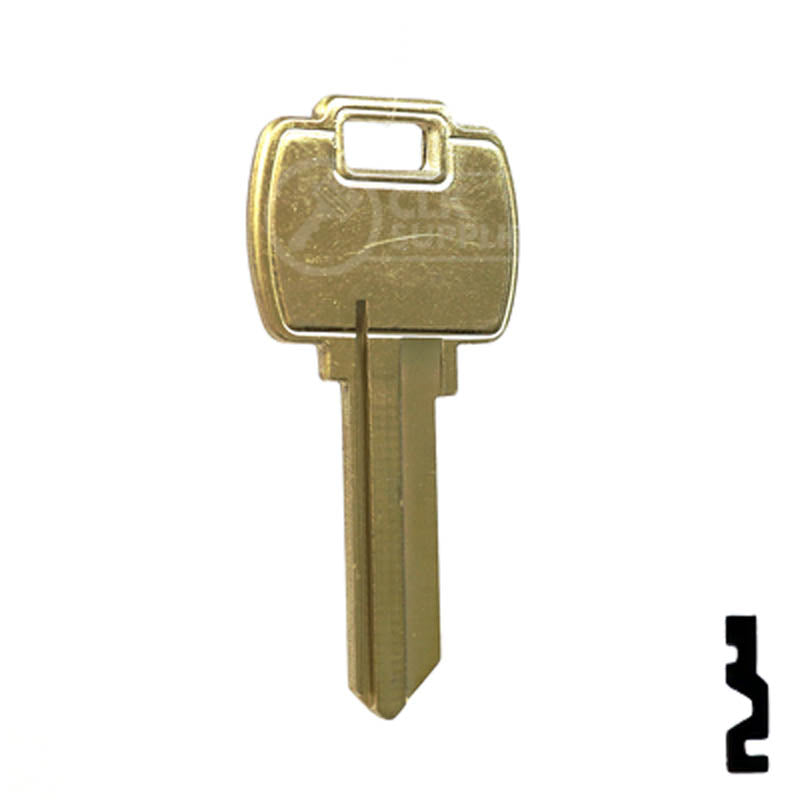 Uncut Key Blank | Falcon | 1054WD Residential-Commercial Key Ilco