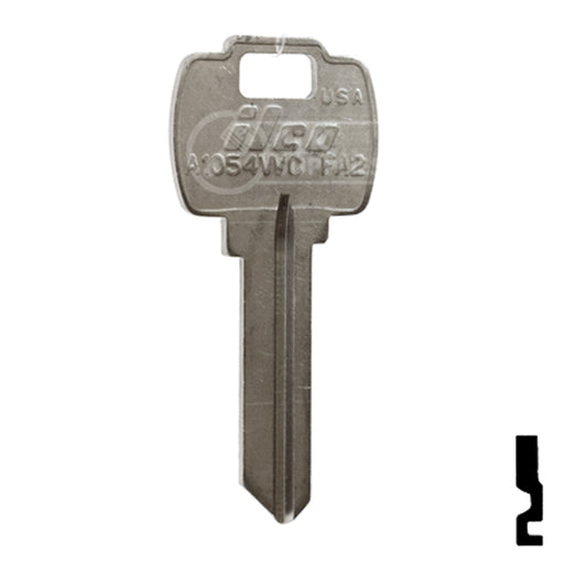 Uncut Key Blank | Falcon | A1054WC, FA2 Residential-Commercial Key Ilco